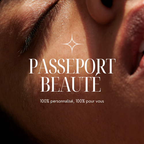 Logo Marque de Beauté Durable Propre Naturelle Photocentrique en Blanc